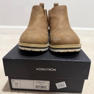 Boys brown boots from Nordstrom, size 3M